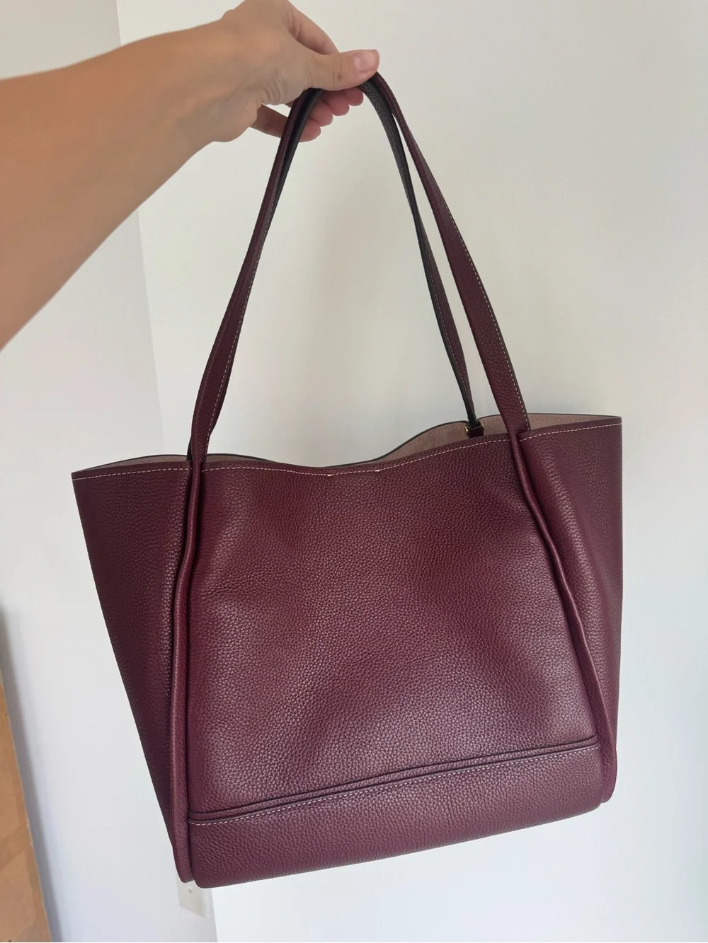 Kate Spade Gramercy Medium Tote in Burgundy